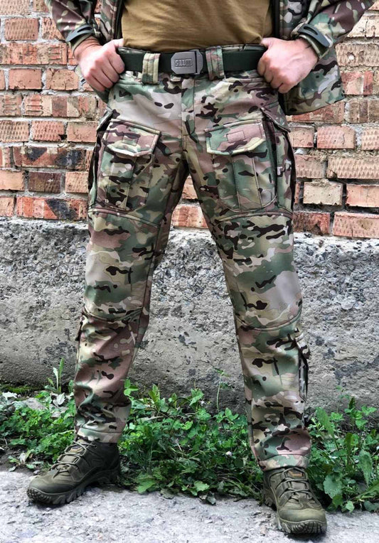 Штани тактичні Soft Shell UKR-TEC Ягуар, мультикам