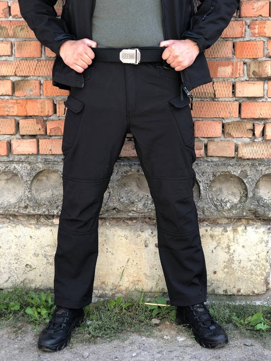 Тактичні штани Soft Shell Black