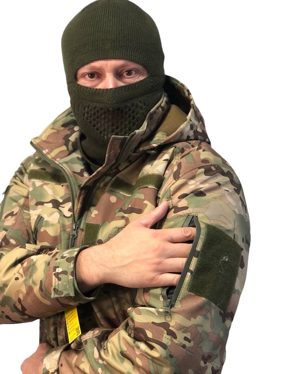 Куртка зимова тактична UKR-TEC slimtex \ omni-heat, мультикам