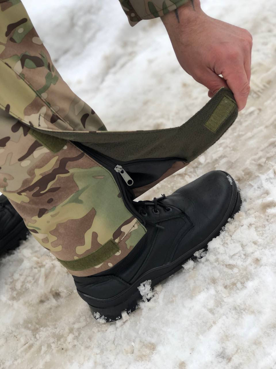 Тактичні зимові штани UKR-TEC Soft Shell Грізлі, мультикам