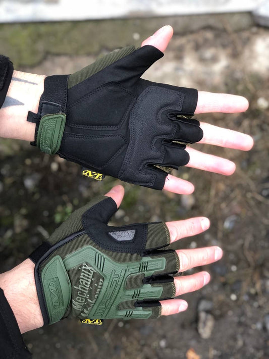 Рукавиці Mechanix беспалі олива
