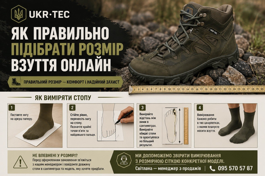 Як правильно підібрати розмір взуття онлайн