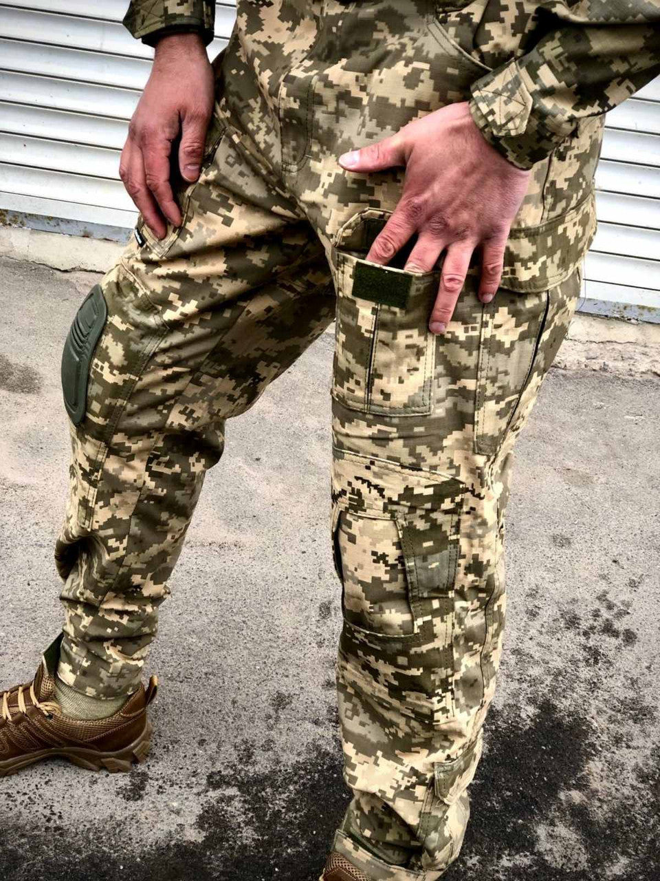 Тактичні штани з наколінниками Single Sword Піксель