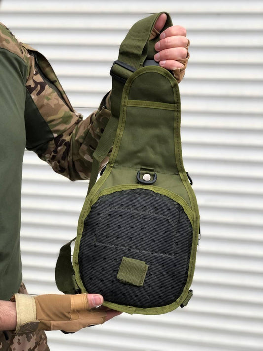 Сумка тактична через плече olive