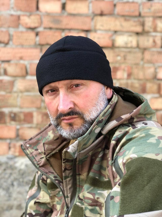 Шапка флісова чорна