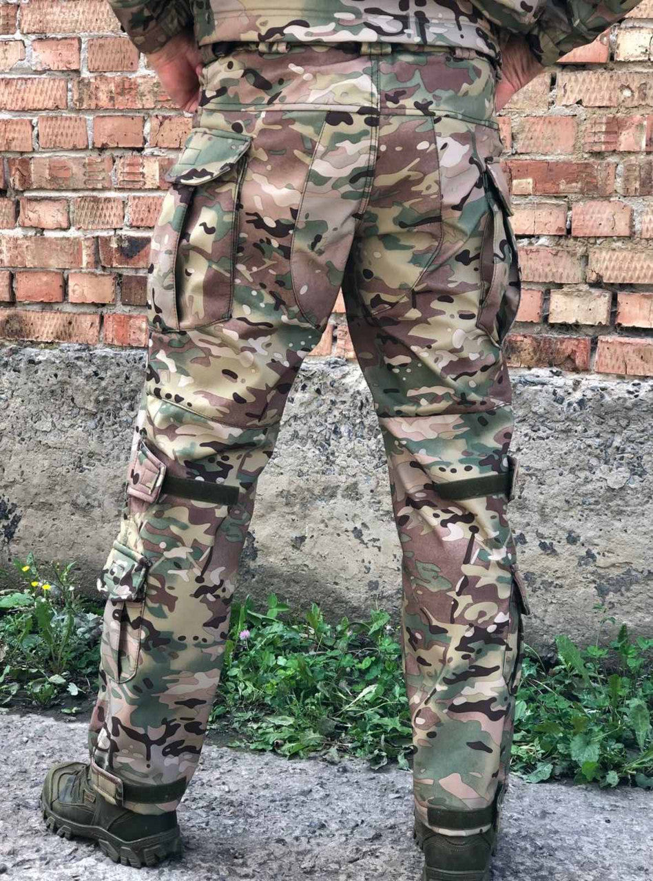 Штани тактичні Soft Shell UKR-TEC Ягуар, мультикам
