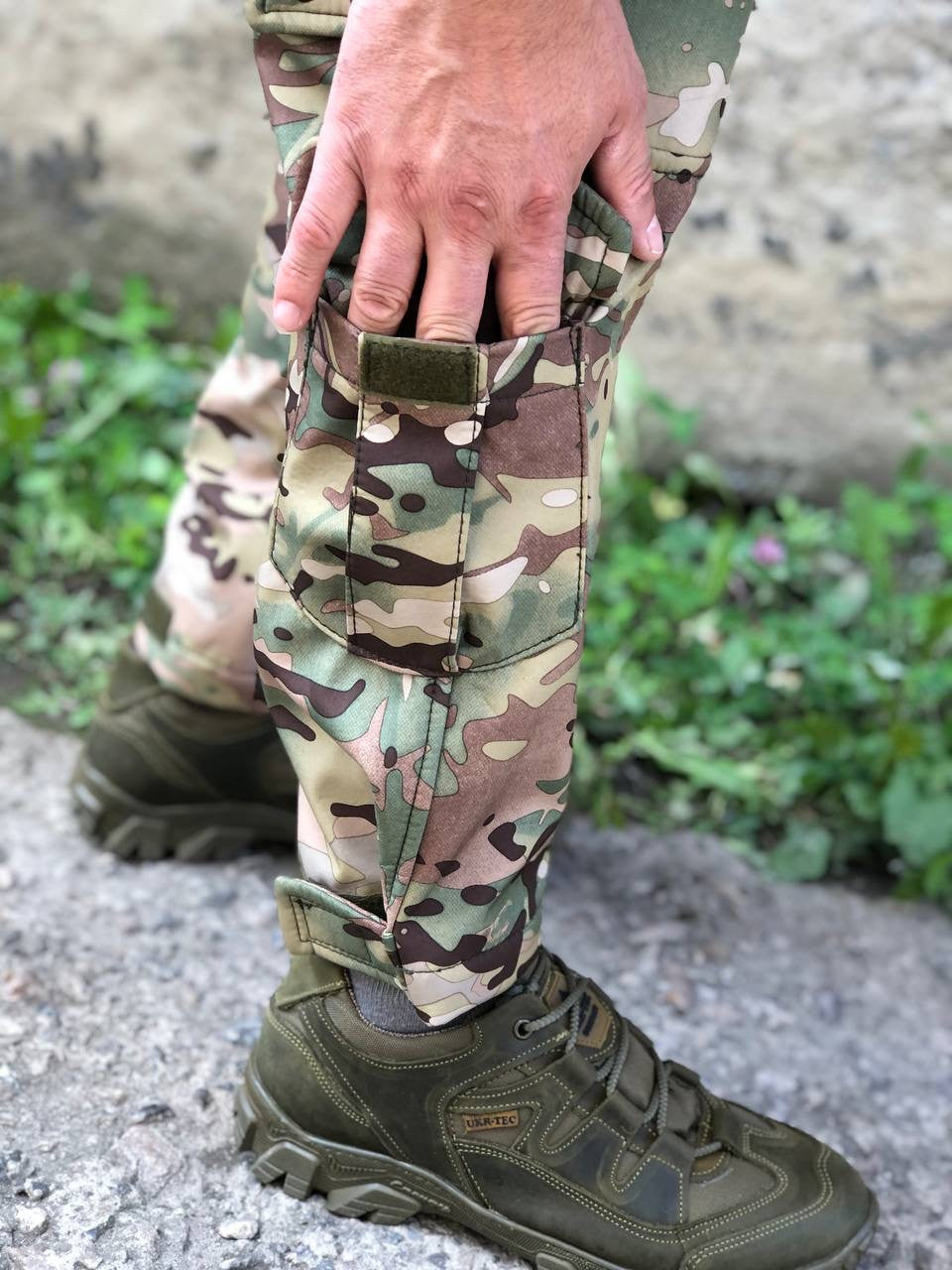 Штани тактичні Soft Shell UKR-TEC Ягуар, мультикам
