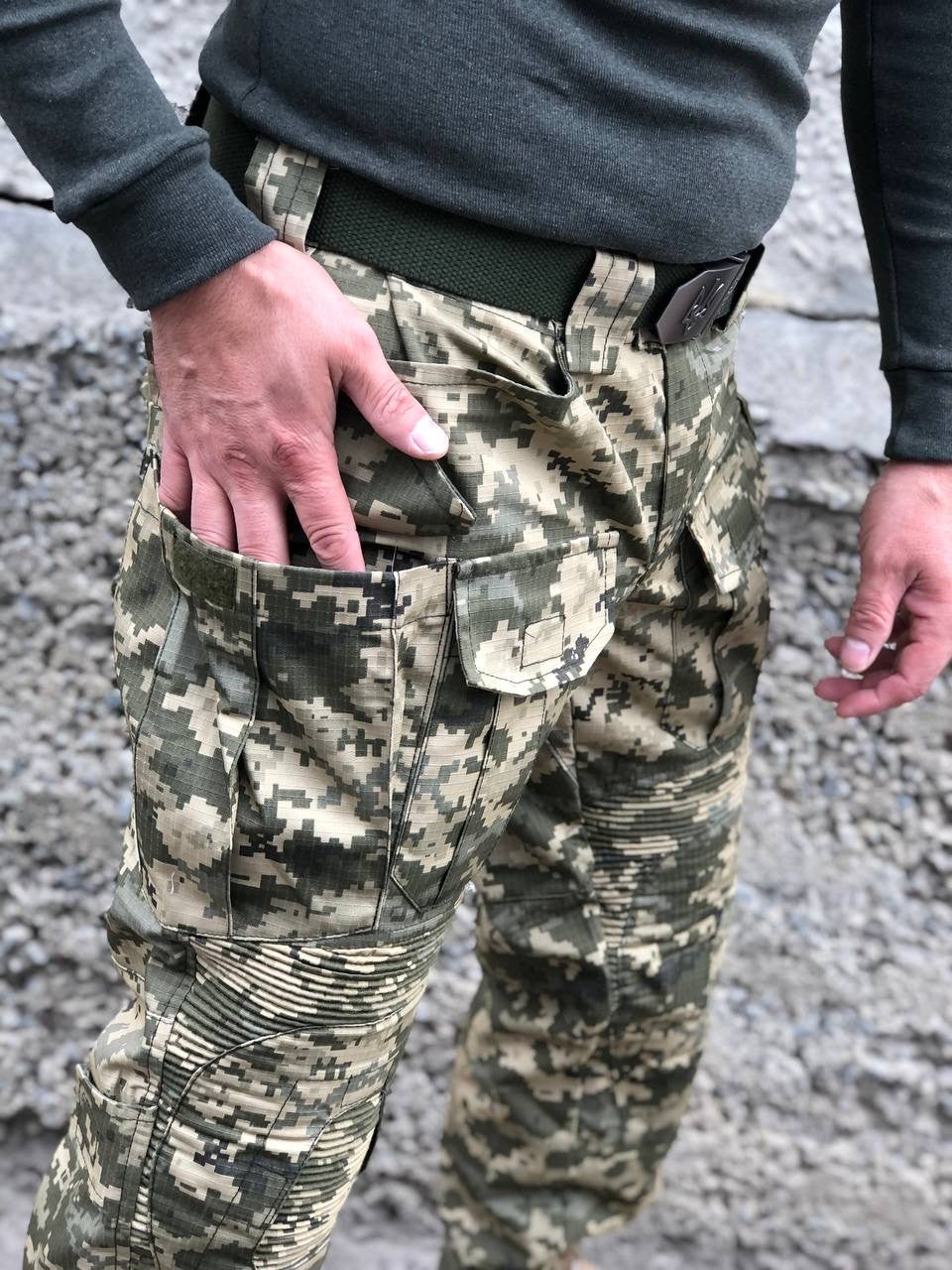 Штани тактичні UKR-TEC ріп-стоп, піксель