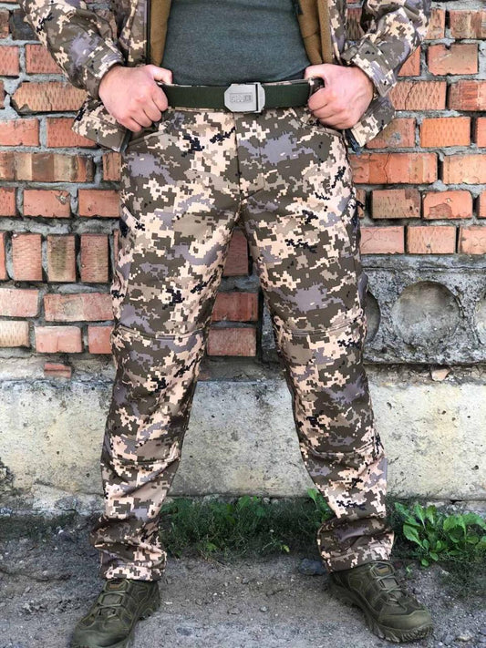 Тактичні штани Soft Shell \ піксель