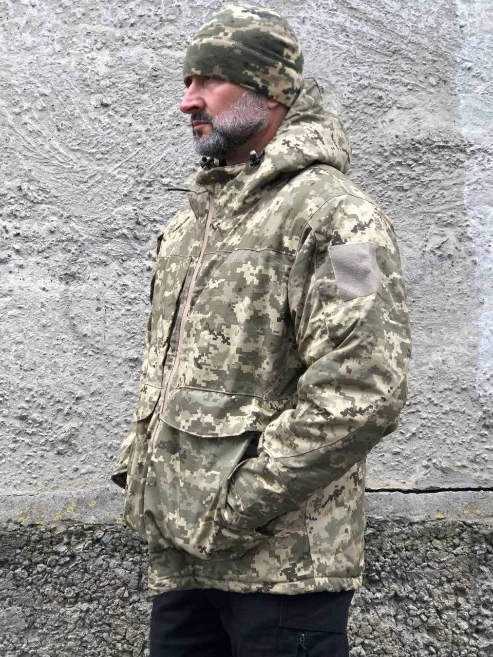 Зимова тактична військова куртка Army Omni-Heat, піксель.