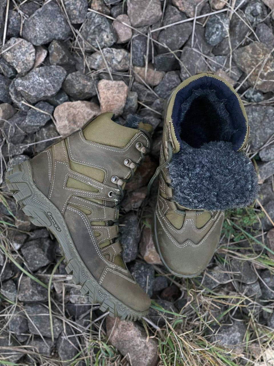 Тактичні зимові берці Памір, олива