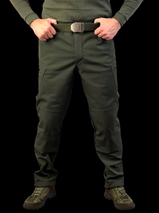 Штани, штани тактичні Soft Shell UKR-TEC, олива