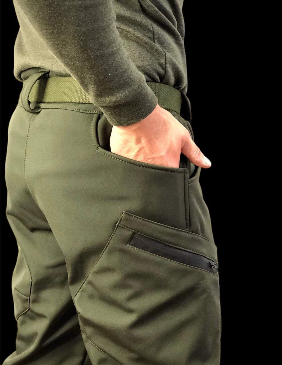 Штани, штани тактичні Soft Shell UKR-TEC, олива