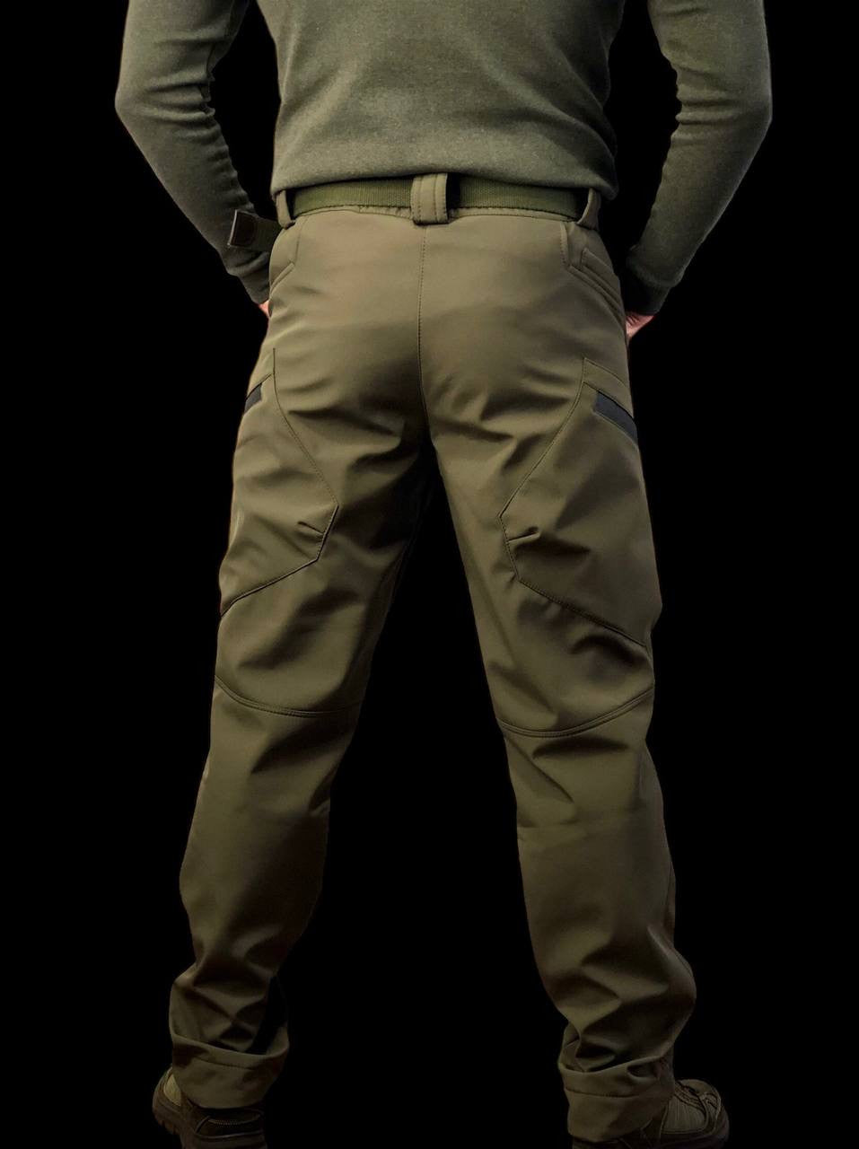 Штани, штани тактичні Soft Shell UKR-TEC, олива