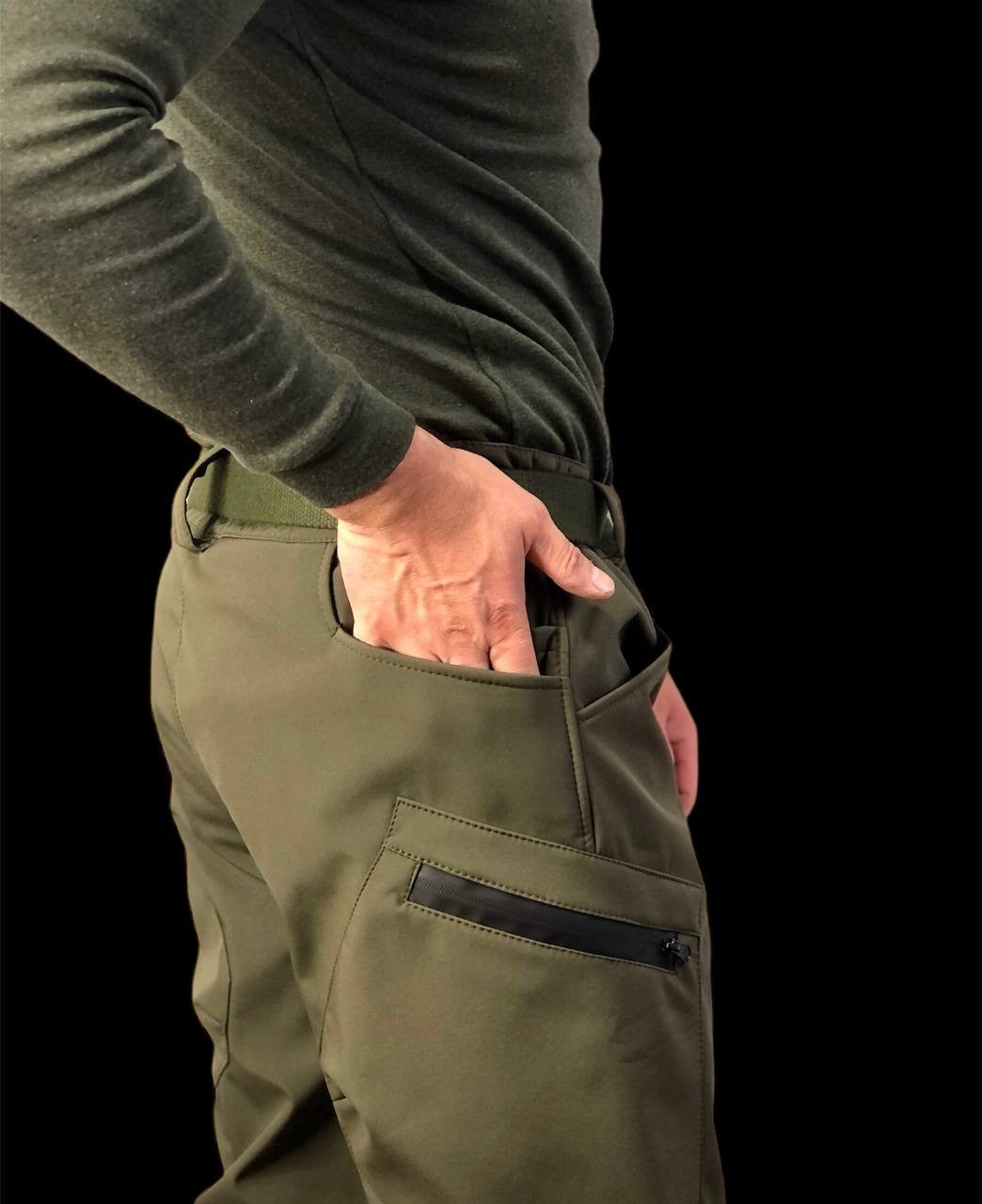 Штани, штани тактичні Soft Shell UKR-TEC, олива