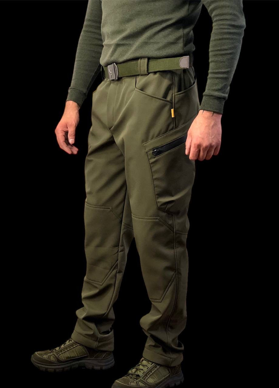 Штани, штани тактичні Soft Shell UKR-TEC, олива