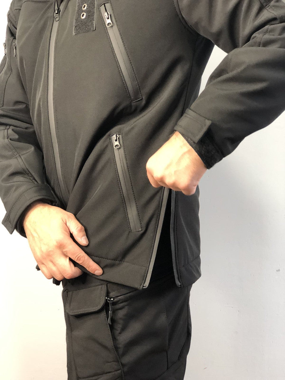 Куртка зимова поліції UKR-TEC slimtex \ omni-heat, чорна