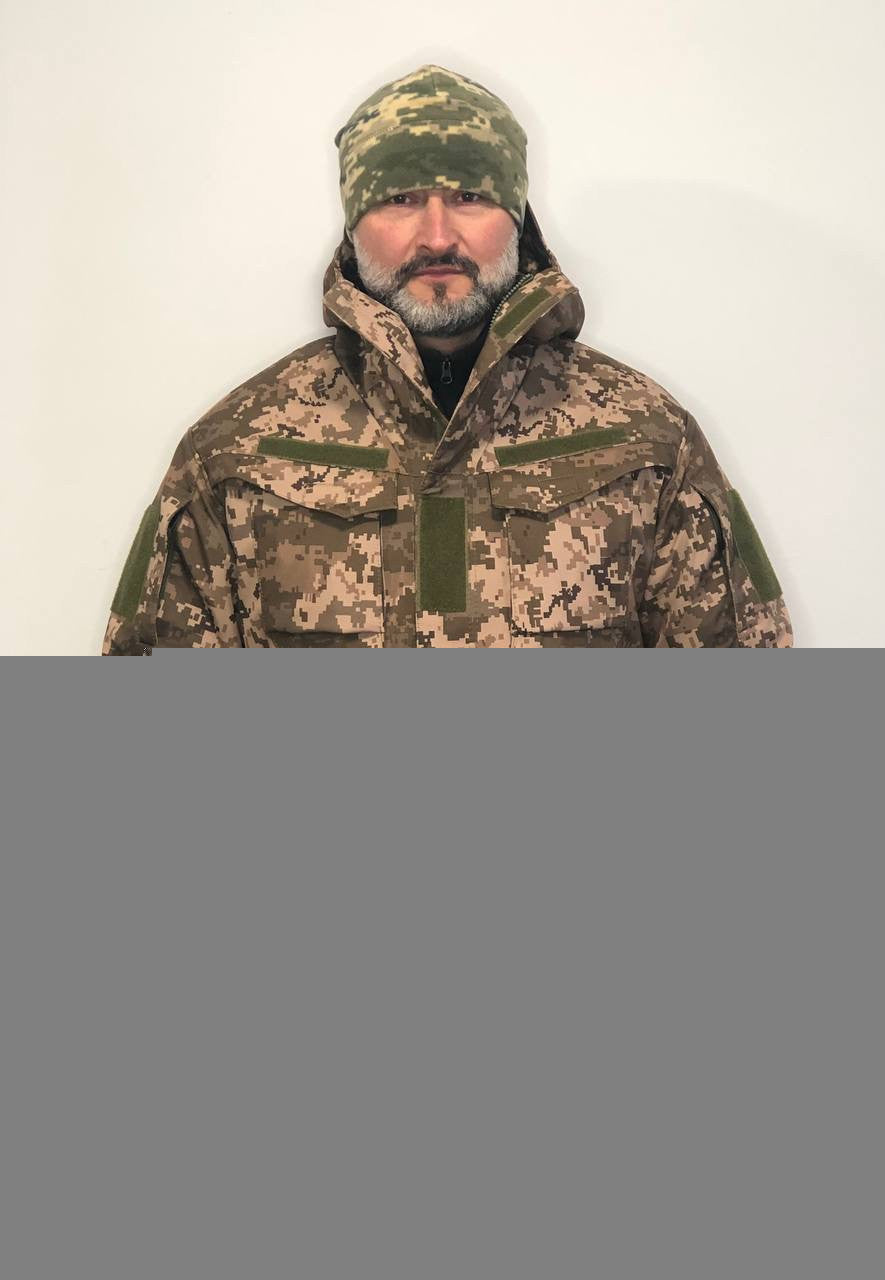 Куртка, парка тактична зимова UKR-TEC slimtex \ omni-heat, піксель