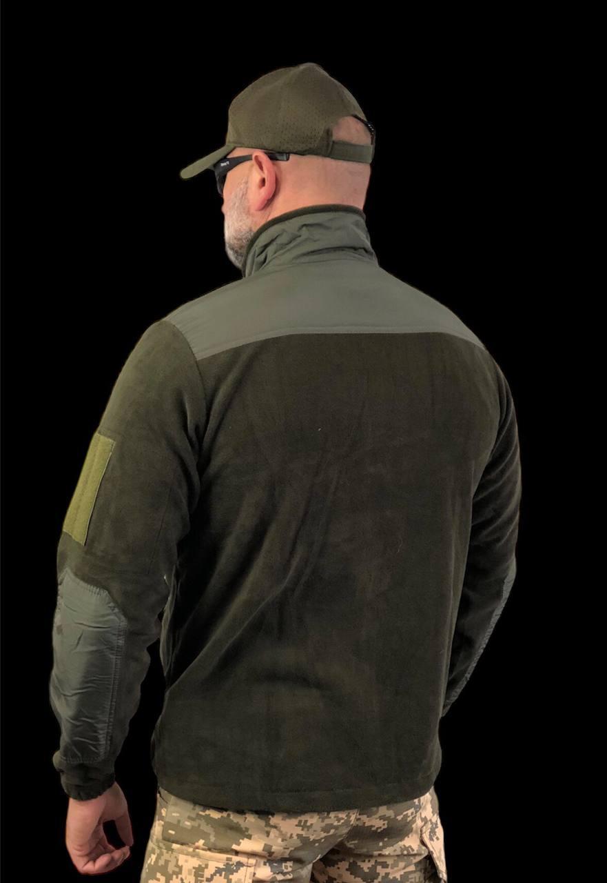Кофта флісова, олива XL-4XL