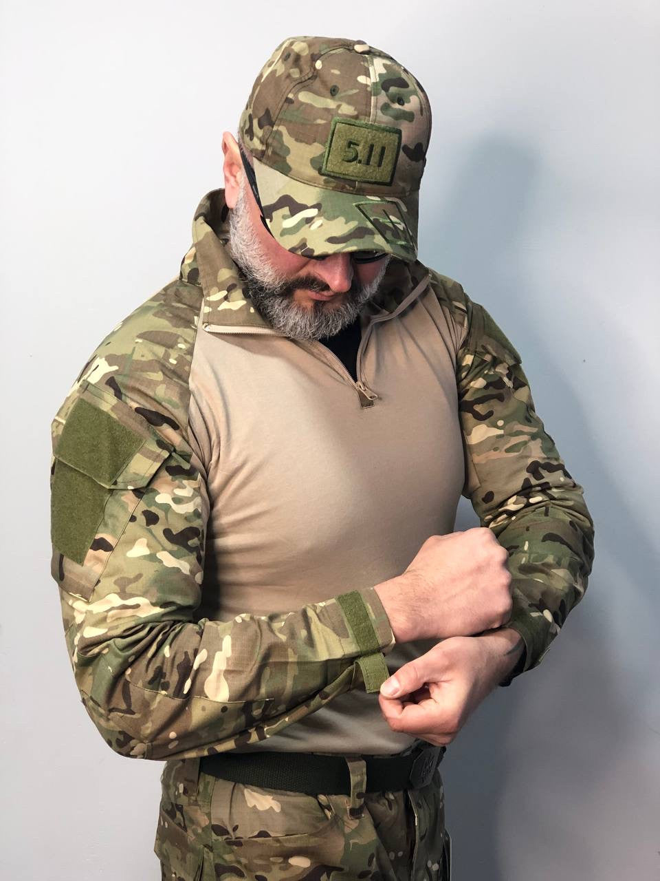 Тактична бойова сорочка, убакс HAN WILD Combat G, мультикам