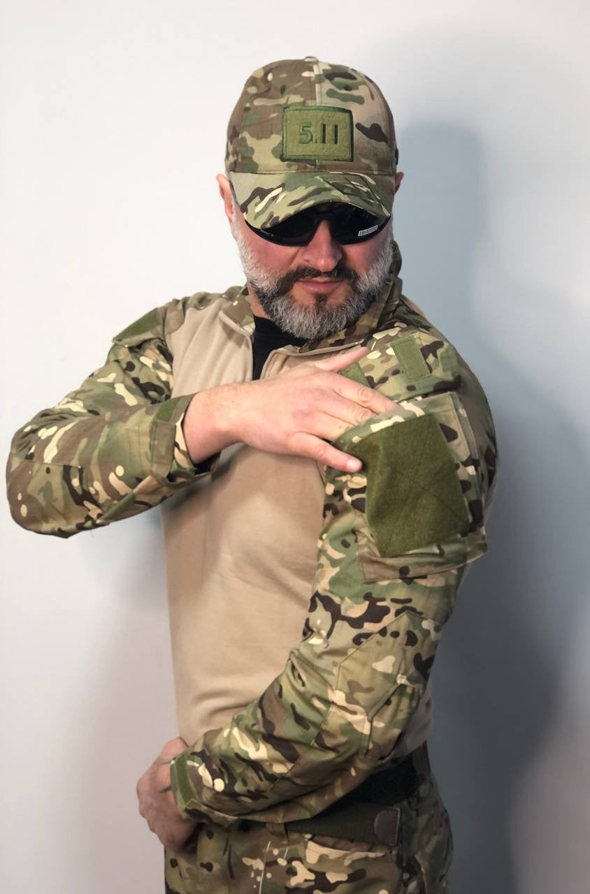 Тактична бойова сорочка, убакс HAN WILD Combat G, мультикам