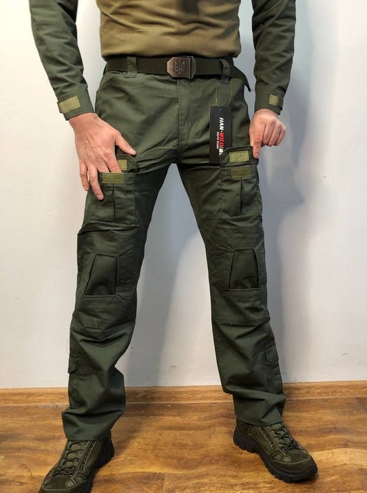 Тактичні штани HAN-WILD Combat G2, олива