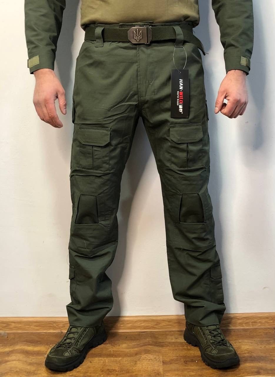 Тактичні штани HAN-WILD Combat G2, олива