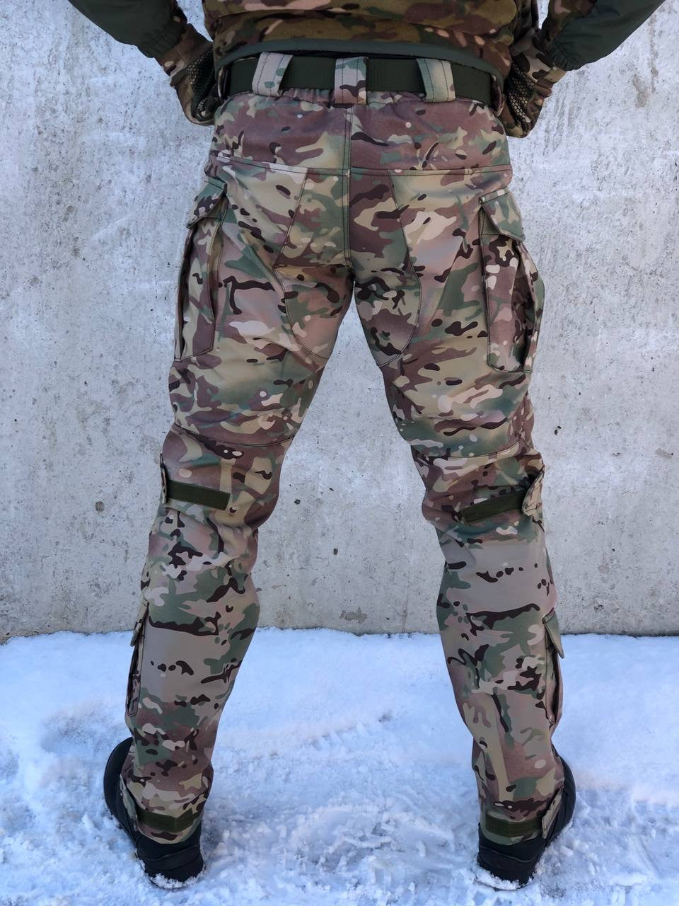 Тактичні штани Soft Shell UKR-TEC мультикам 2