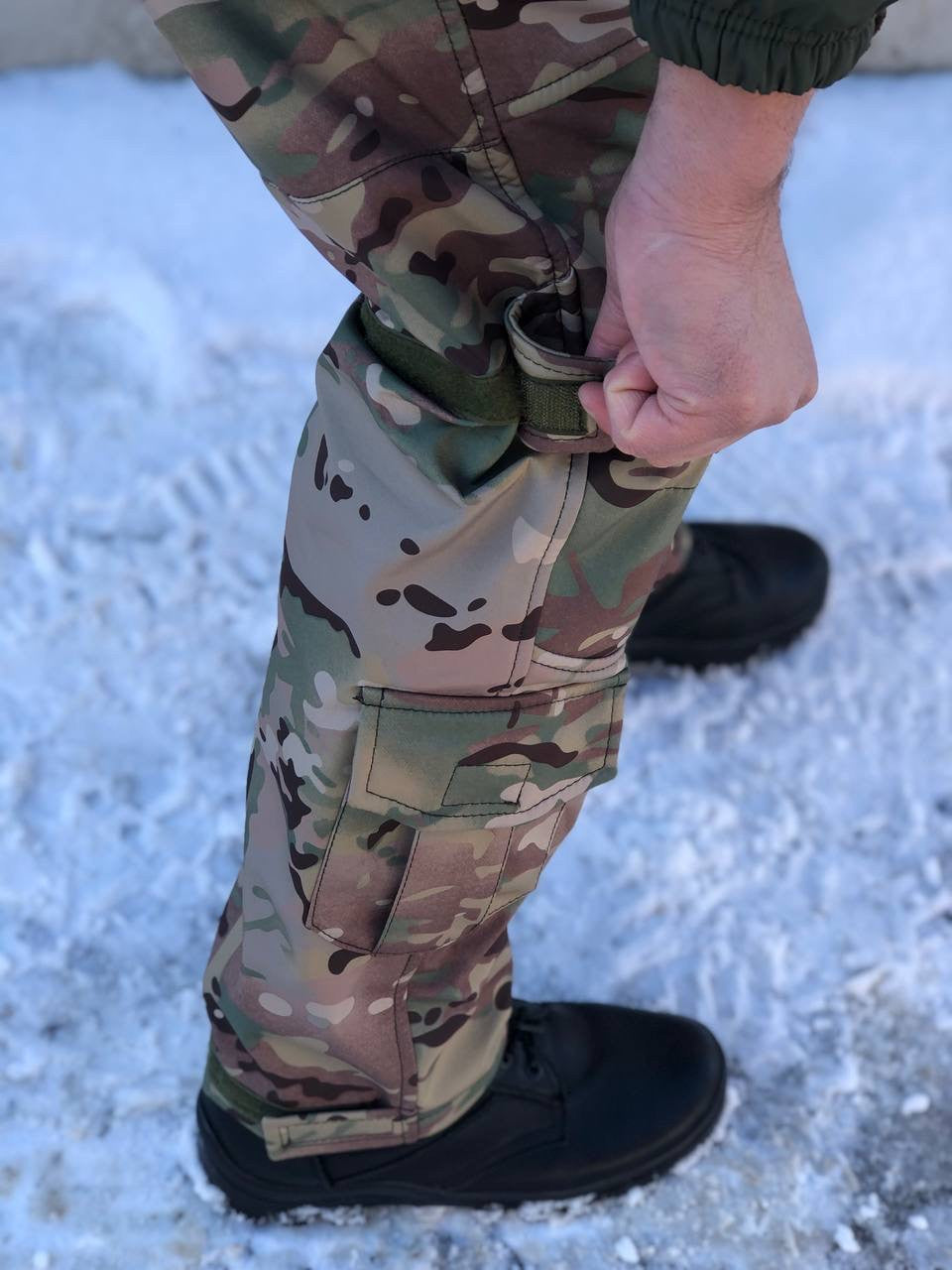 Тактичні штани Soft Shell UKR-TEC мультикам 2