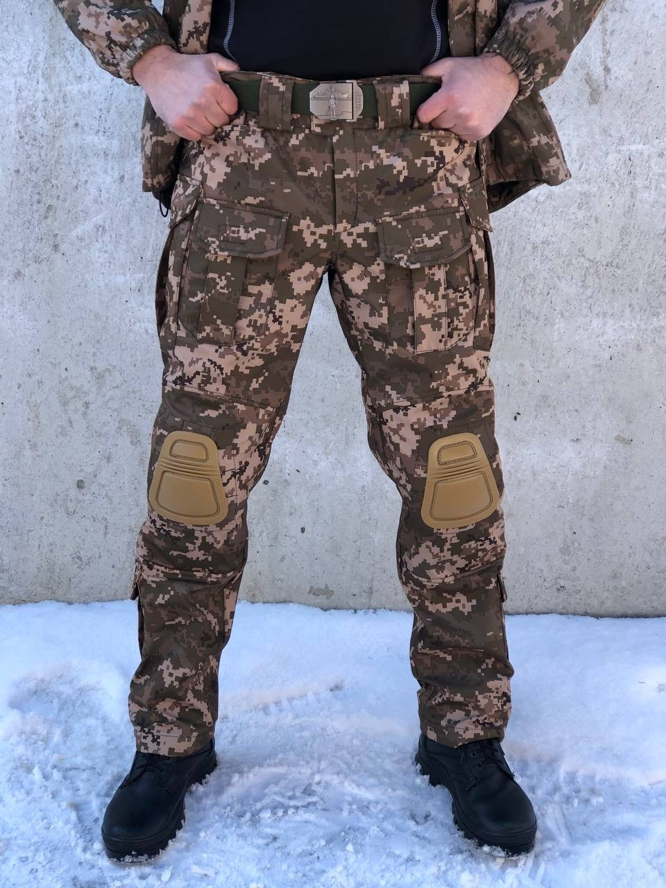 Тактичні штани Soft Shell UKR-TEC Ягуар 2, піксель