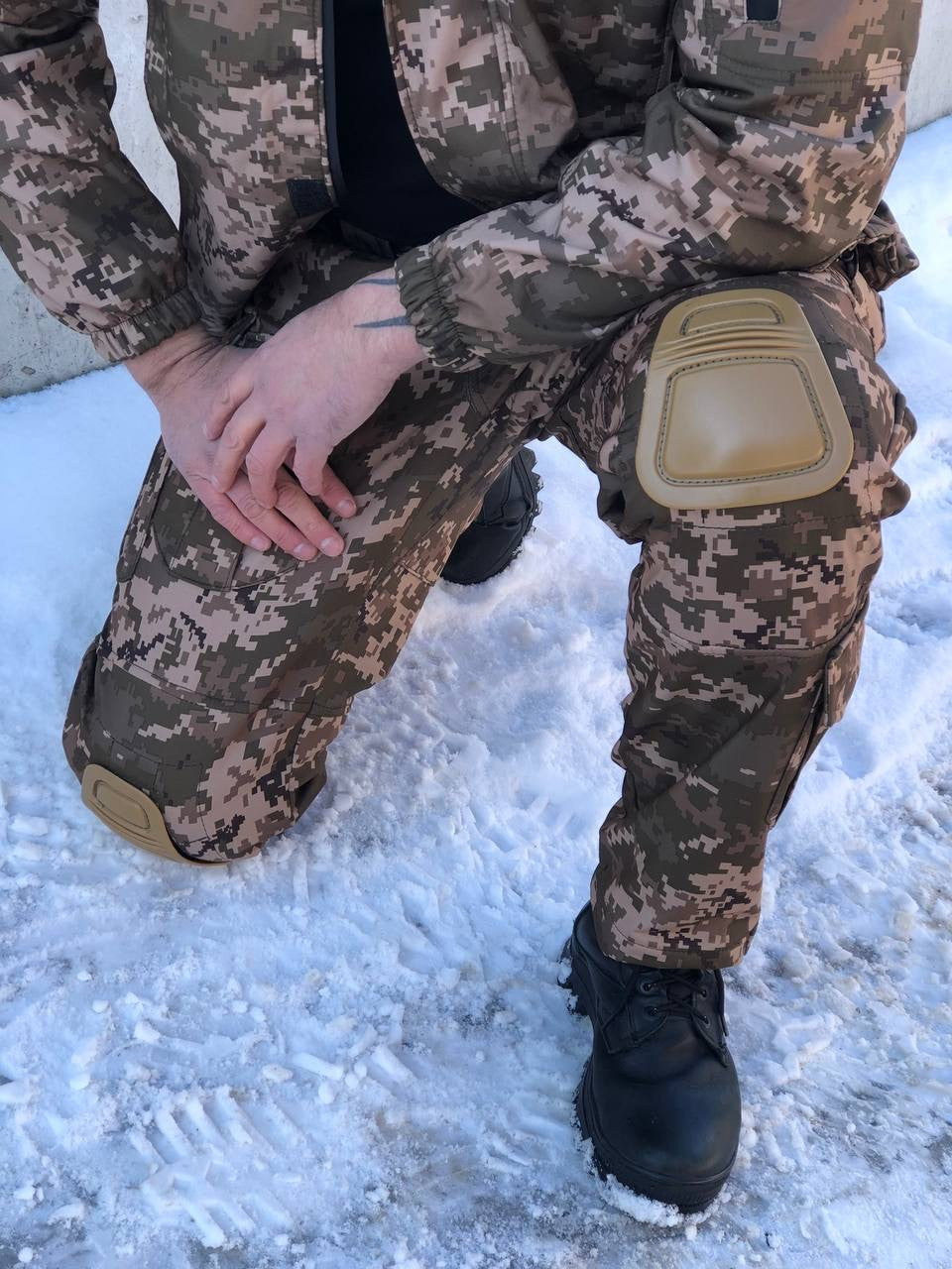 Тактичні штани Soft Shell UKR-TEC Ягуар 2, піксель