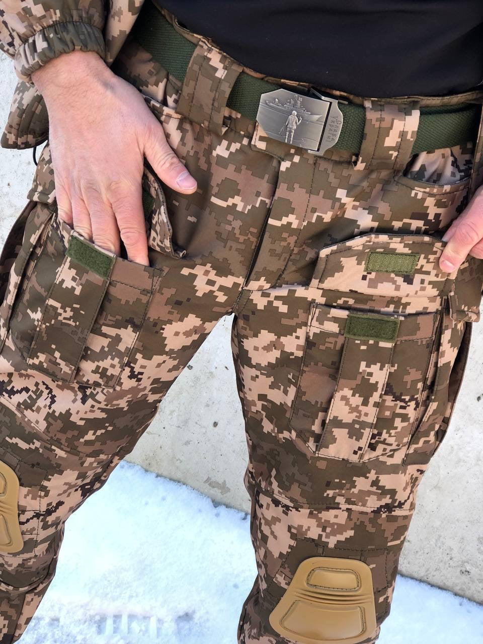 Тактичні штани Soft Shell UKR-TEC Ягуар 2, піксель