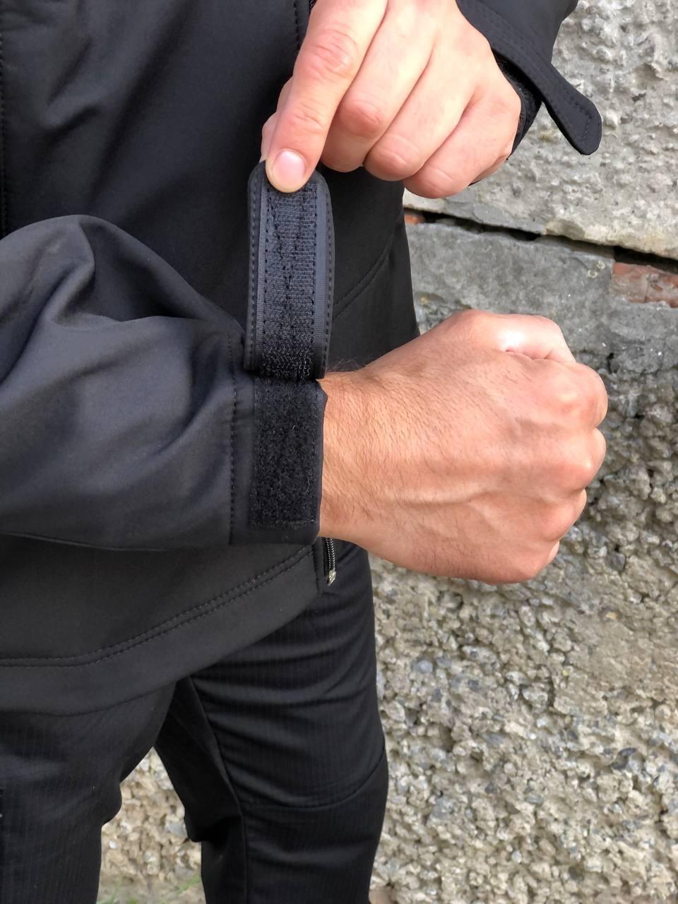 Куртка тактична UKR-TEC soft shell, чорна