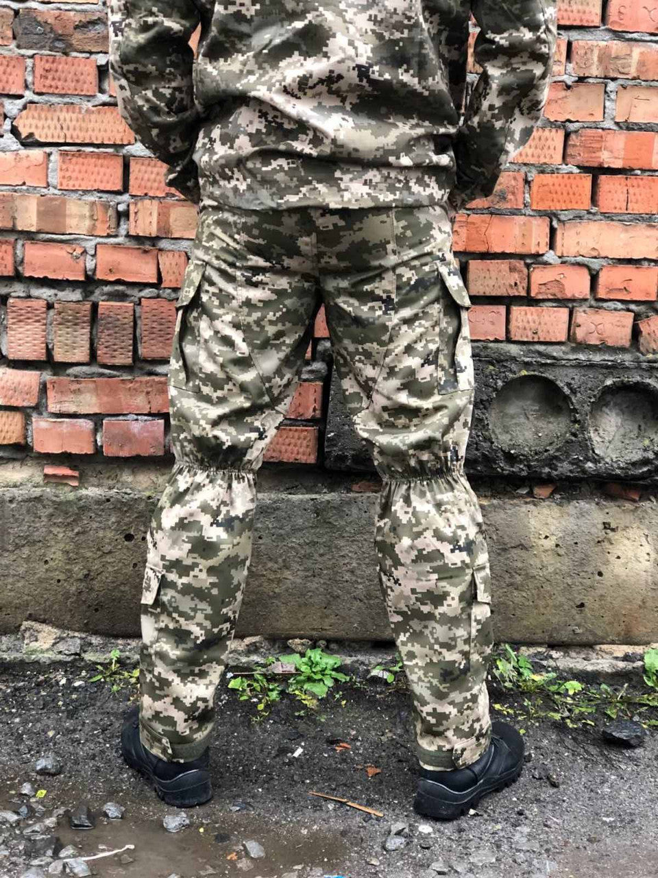 Штани тактичні з вставками під наколінники, піксель