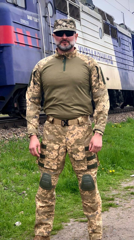 Тактичні штани з системою Molle, піксель
