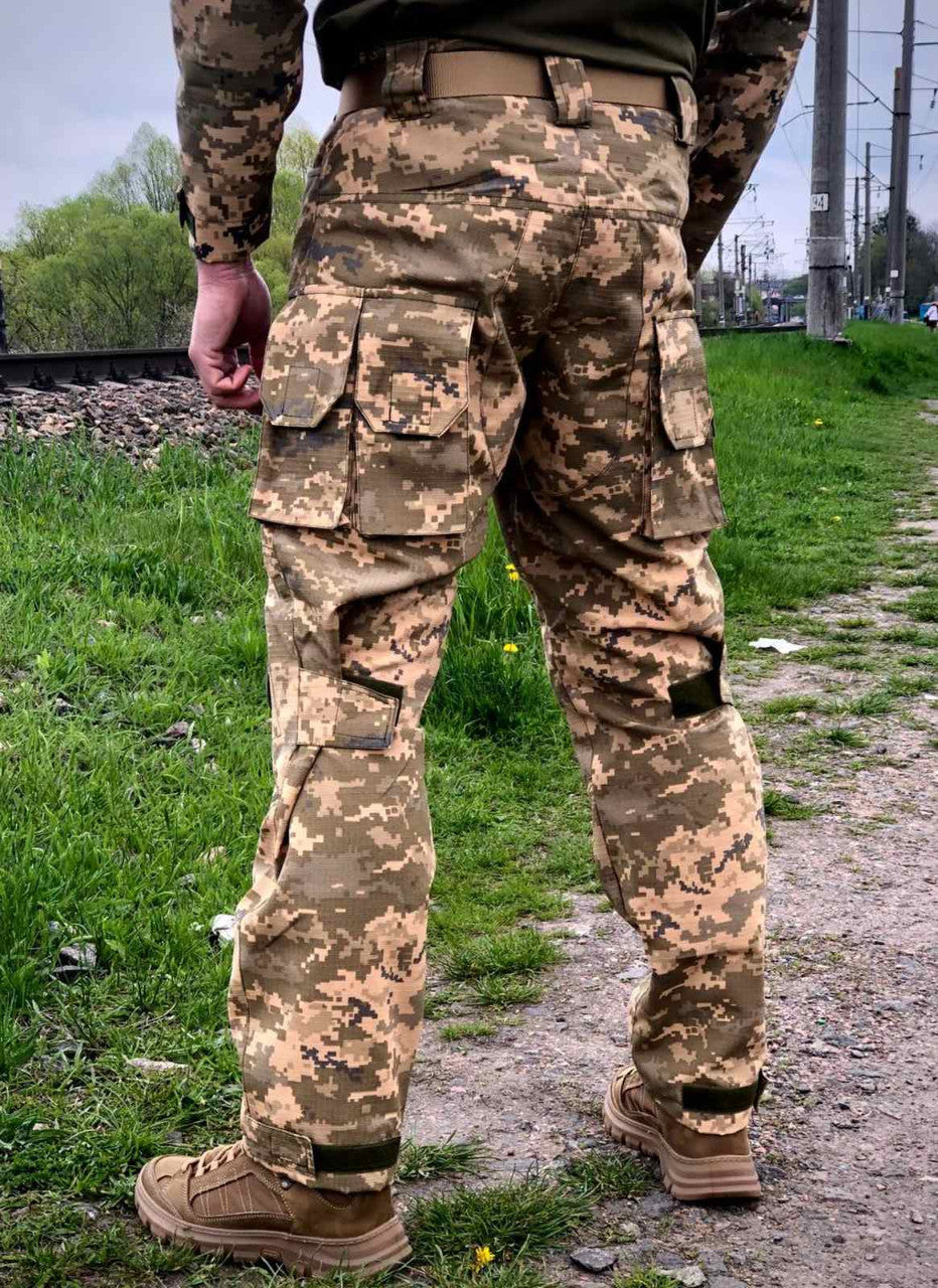 Тактичні штани з системою Molle, піксель