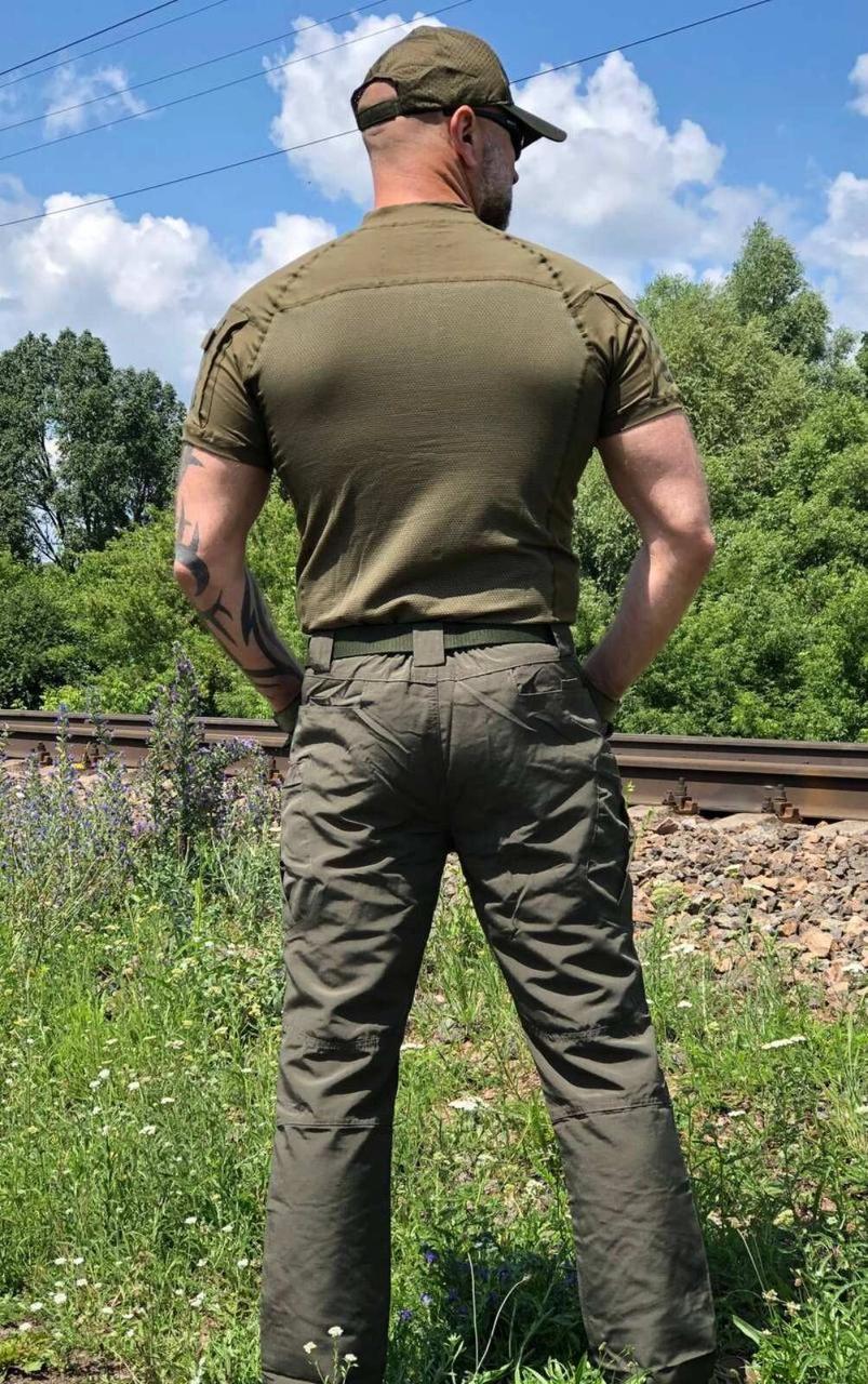 Штани тактичні, штани ріп-стоп, олива