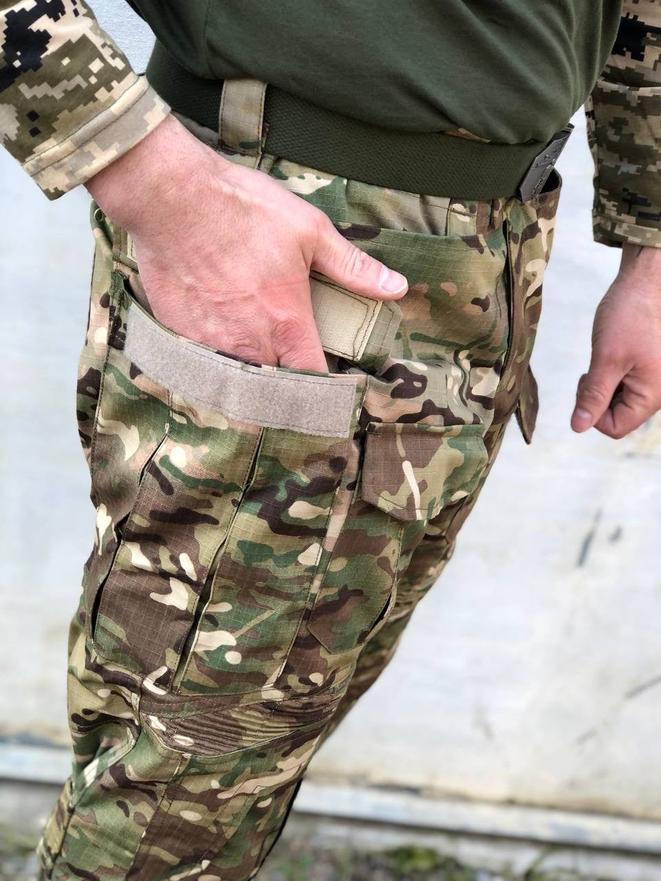 Тактичні штани з еластичними вставками, мультикам