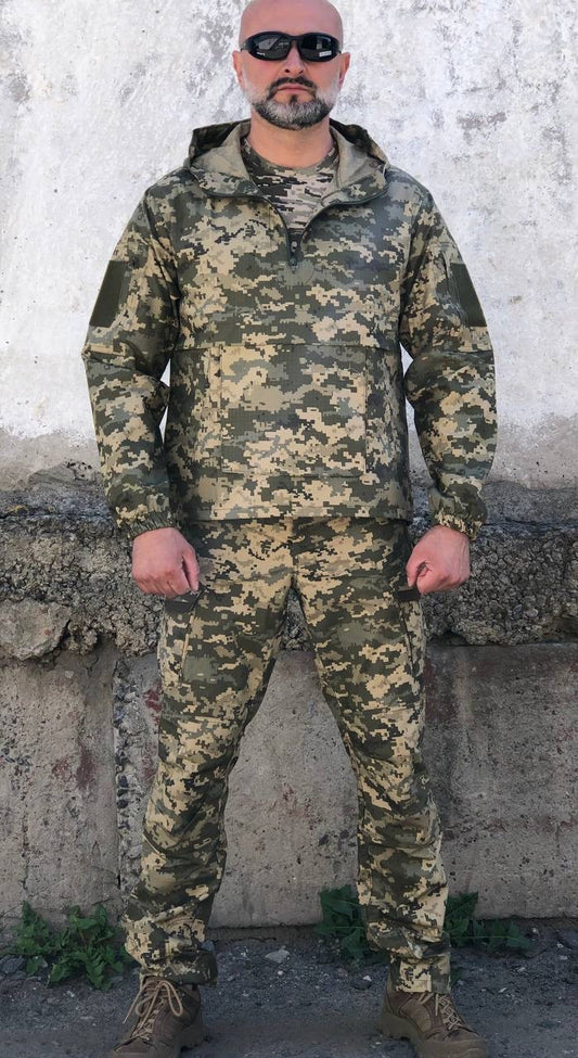 Тактична військова куртка Анорак піксель
