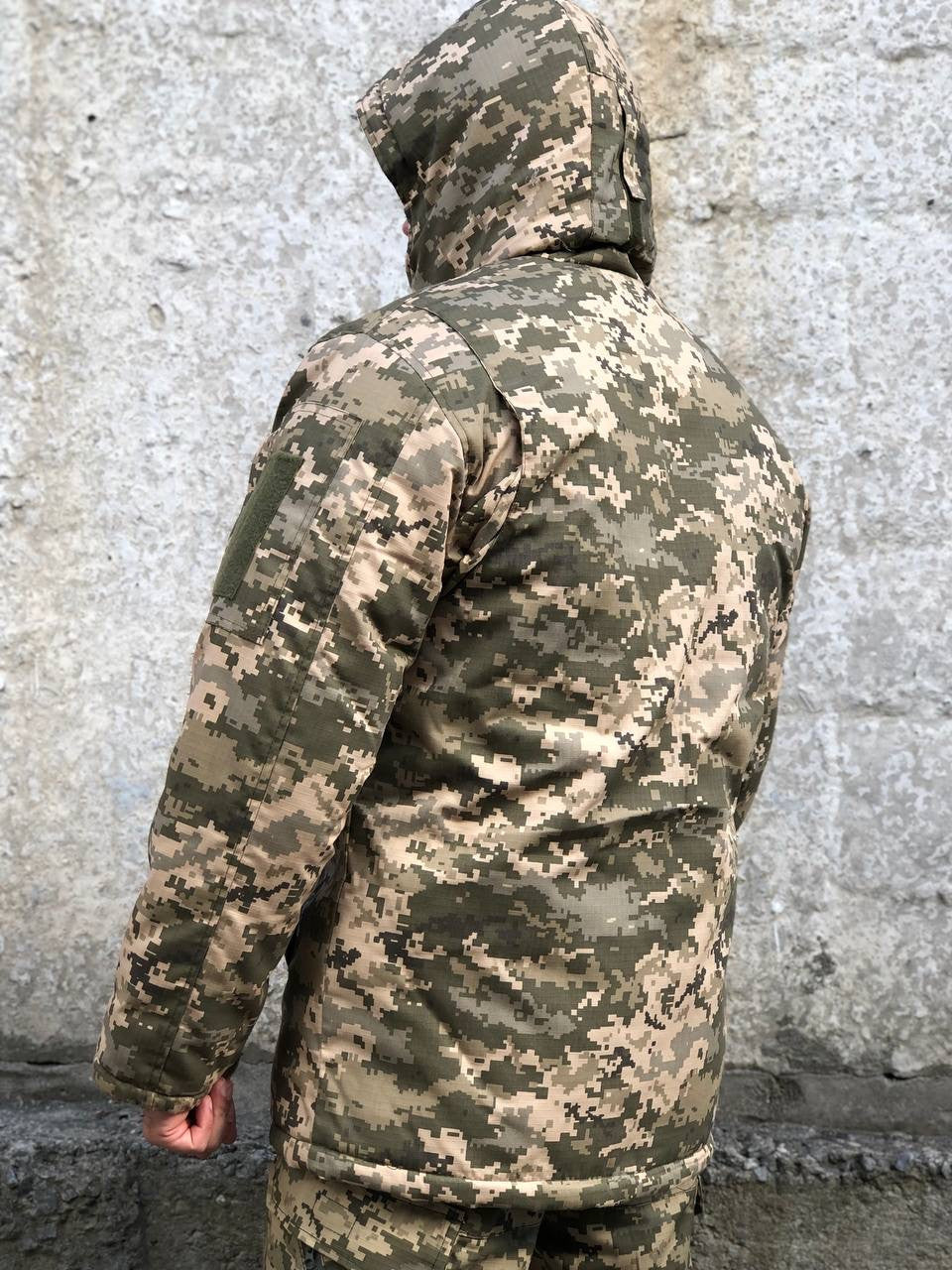 Бушлат зимовий, ріп-стоп піксель 46-66р.