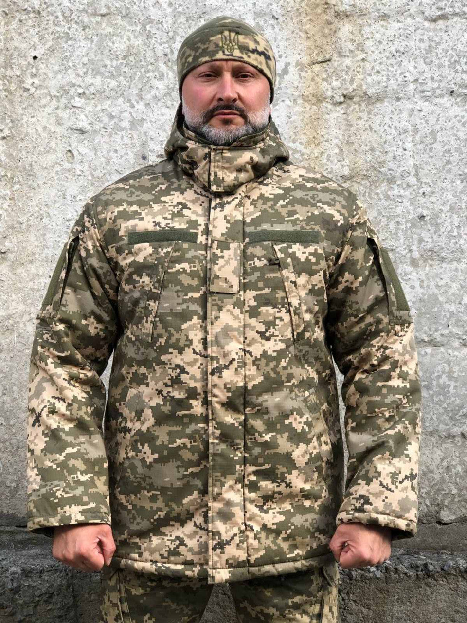 Бушлат зимовий, ріп-стоп піксель 46-66р.