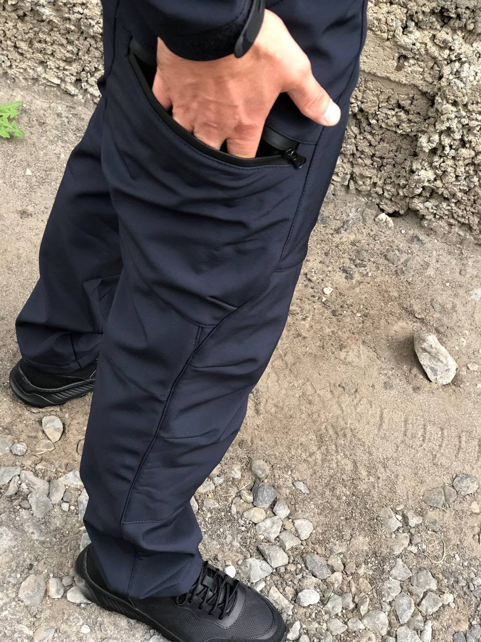 Тактичні штани Soft Shell UKR-TEC, сині
