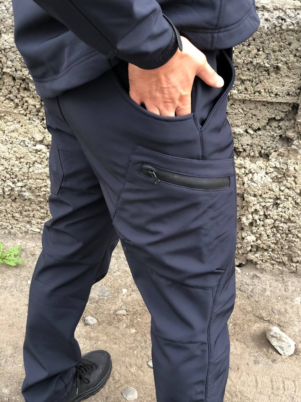 Тактичні штани Soft Shell UKR-TEC, сині