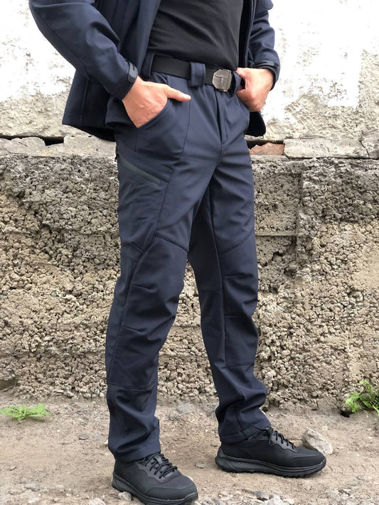 Тактичні штани Soft Shell UKR-TEC, сині