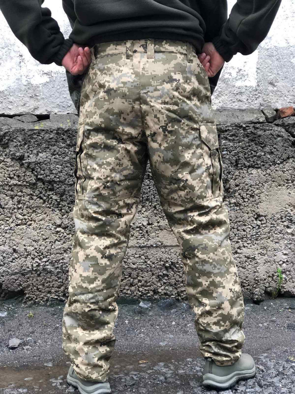 Тактичні зимові штани на підкладці Omni Heat / піксель