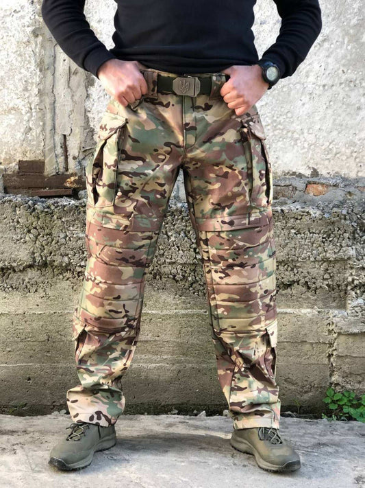 Штани Soft Shell UKR-TEC з підсиленими вставками \ мультикам