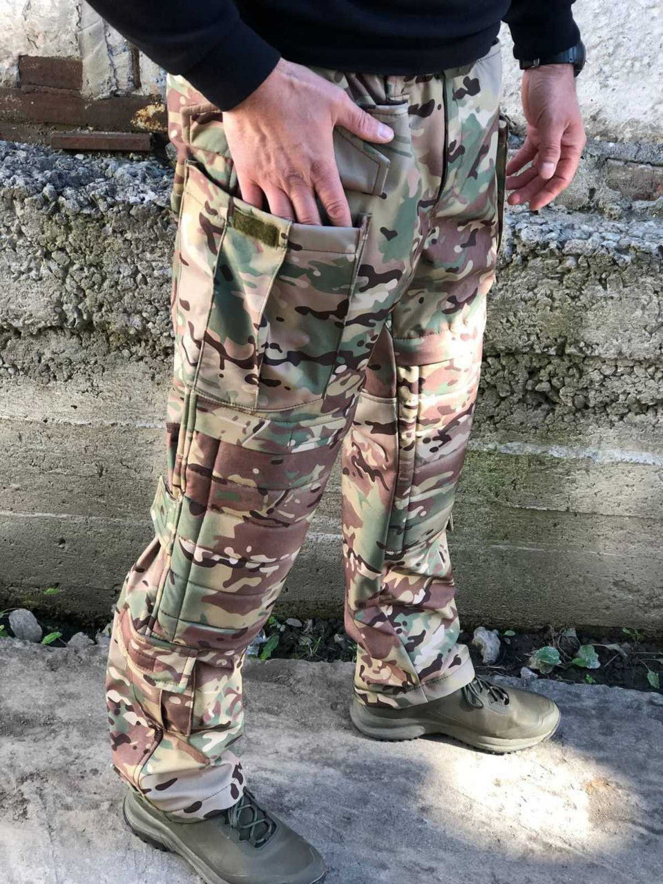 Штани Soft Shell UKR-TEC з підсиленими вставками \ мультикам