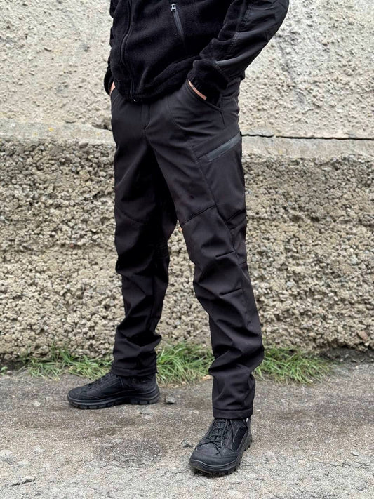 Штани тактичні Soft Shell UKR-TEC / чорні