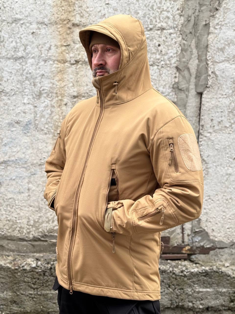 Куртка тактична KODOR Soft Shell койот