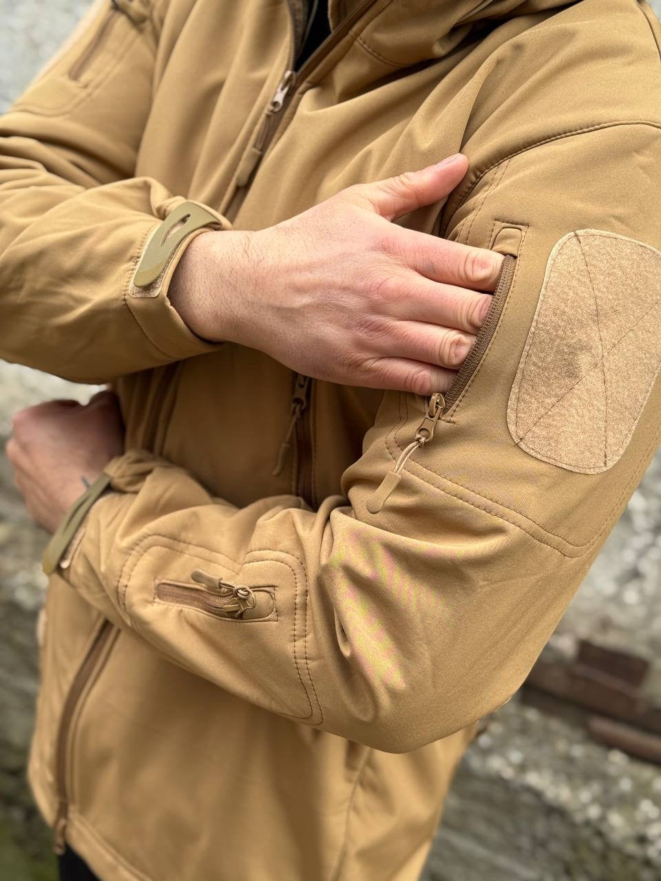 Куртка тактична KODOR Soft Shell койот